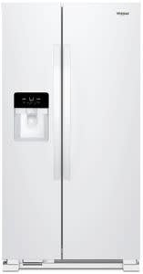 21 cu. ft. Side by Side Refrigerator in WRS321SDHW White