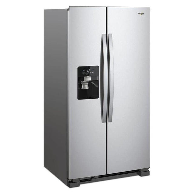 WRS555SIHZ  WHR No Frost Side - Free Standing Refr Frez - 25 CU FT, 36 INCH WIDTH, LED LIGHTING, D