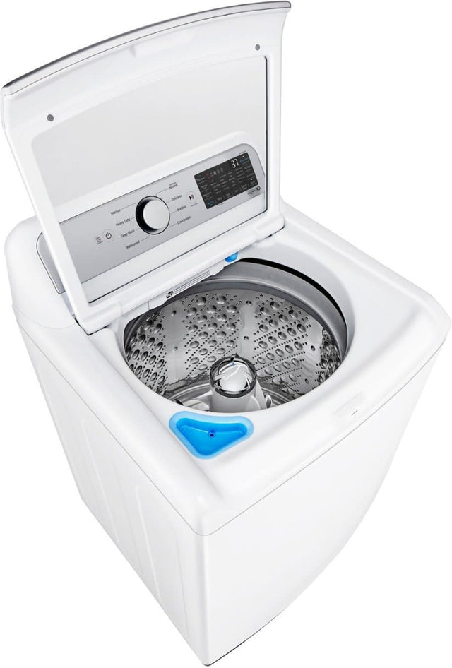 WT7405CW  LG 5.3 Cu. Ft. White Top Load Washer With 4-Way Agitator & TurboWash3D Technology